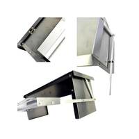 6.5L Automatic Chook Chicken Feeder Poultry Auto Treadle Galvanised Metal Coop thumbnail