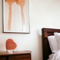 12V 12W Heart Himalayan Pink Salt Lamp Carved Rock Crystal Light Bulb On/Off Switch thumbnail