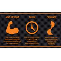 3M 74 Foam Fast Spray Adhesive 499ml Orange Fabric Fast Drying Instant Bond Glue thumbnail