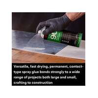 3M Hi Strength 90 Spray Adhesive 500g Strong Laminate Wood Concrete Metal Glue thumbnail