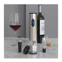 Electric Wine Bottle Opener Set - Automatic Corkscrew Pourer Pump Sealer Cutter thumbnail