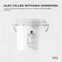2.5Kg Organic Ashwagandha Powder Tub Withania Somnifera Root Herb Supplement thumbnail