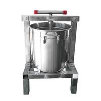 Honey Wax Press 10L - Capping Stainless Steel Manual Presser 23cm Barrel Beekeep thumbnail