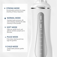 Portable Oral Irrigator 350ml - Rechargeable Water Dental Flosser Teeth Cleaner thumbnail