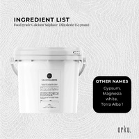 5Kg Calcium Sulphate Gypsum Powder Bucket-  Food Grade Hydrous Sulfate thumbnail