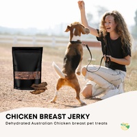 400g Dog Treat Chicken Breast Jerky - Dehydrated Australian Healthy Puppy Chew thumbnail