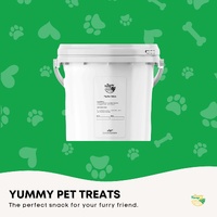 1Kg Dog Treat Pig Ear Strips Bucket - Dehydrated Australian Healthy Puppy Chew thumbnail