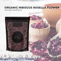 25g Organic Hibiscus Rosella Flower Crushed - Dried Herbal Tea Supplement thumbnail