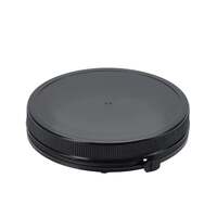 32x 2L Wide Mouth Plastic Jars and Lids Black - Empty Protein and Powder Tubs thumbnail