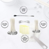 Candle Making Kit - Wax Melting Heater + Soy Wax Flakes + Wicks thumbnail