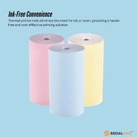 Social Hike 3 Pack Thermal Paper Camera Rolls Colour - Instant Print Refill thumbnail