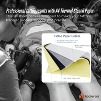 Tooleroo 50x Sheets A4 Tattoo Thermal Paper - for Professional Stencil Transfer thumbnail