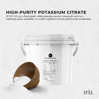 Orku 5Kg Potassium Citrate Food Grade Tub - Granular BP USP FCC E332 Additive thumbnail