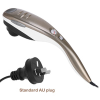 Full Body Handheld Massager Machine Champagne - 6 Massage Heads Neck Shoulder thumbnail