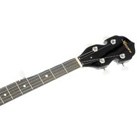 Karrera 5 String Resonator Banjo - Black thumbnail