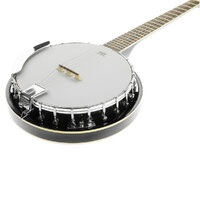 Karrera 6 String Resonator Banjo -  Black thumbnail