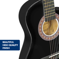 Karrera Childrens Acoustic Guitar Kids - Black thumbnail