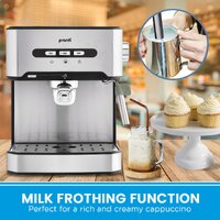 Pronti 1.6L Automatic Coffee Espresso Machine with Steam Frother thumbnail