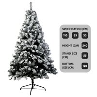 Christabelle Snow-Tipped Artificial Christmas Tree 2.4m 1500 Tips thumbnail
