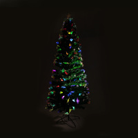 Christabelle 1.2m Enchanted Pre Lit Fibre Optic Christmas Tree Stars Xmas Decor thumbnail