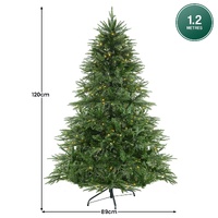Christabelle 1.2m Prelit Everglow Fir Christmas Tree with 150 LED Lights thumbnail