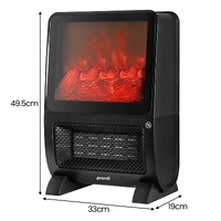 Pronti 2000W 3D Fire PTC Electric Portable Room Heater thumbnail