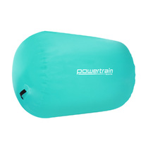 Powertrain Sports Inflatable Gymnastics Air Barrel Exercise Roller 120 x 75cm - Green thumbnail