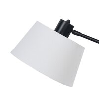 Sarantino Adjustable Metal Table Lamp In Black thumbnail