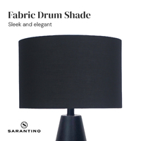 Sarantino Metal Table Lamp in Black and Gold thumbnail