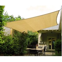 Wallaroo Rectangular Shade Sail Sand: 3m x 4m thumbnail
