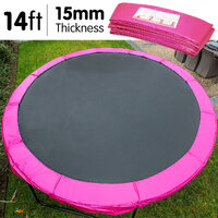 Kahuna 14ft Trampoline Replacement Pad Round - Pink thumbnail