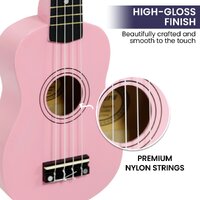 Karrera 21in Ukulele - Pink thumbnail