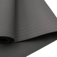 Powertrain Eco-friendly Dual Layer 6mm Yoga Mat | Midnight | Non-slip Surface And Carry Strap For Ultimate Comfort And Portability thumbnail