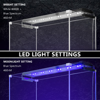 11W Aquarium Blue White LED Light for Tank 50-70cm thumbnail
