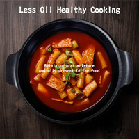 KOMAN Shinewon Two Hands Wok 28cm Ceramic Non-stick Titanium - BLACK thumbnail