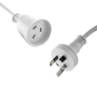 2X Sansai Power Extension Cord 5 Meters thumbnail