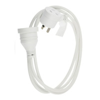 2X Sansai Piggy Back Extension Cord 2 Meters thumbnail