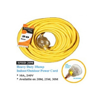 2X Sansai Heavy Duty Indoor/Outdoor Extension Cord 20 Meters thumbnail