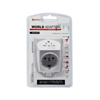 2X Sansai International Universal 2-Way Travel Adaptor to Australia/NZ thumbnail