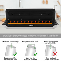 SANSAI 110W Vacuum Food Sealer Fresh Storage Sous Vide WHITE thumbnail