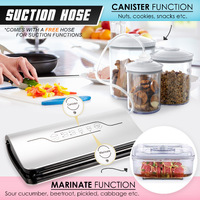 Kitchen Vacuum Food Sealer Sous Vide Machine 125W SILVER thumbnail