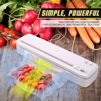 Kitchen Vacuum Food Sealer Sous Vide Machine 100W WHITE thumbnail