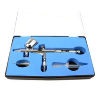 Air Brush Spray Gun Dual Action Mirco Air Control Kit 0.2mm thumbnail