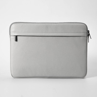 13 inch Laptop Sleeve Padded Travel Carry Case Bag M size ERATO GREY thumbnail