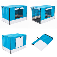 Cage Cover Enclosure for Wire Dog Cage Crate 30in BLUE thumbnail