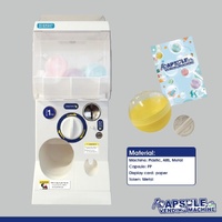 Gachapon Capsule Toy Vending Machine Lite Mini Collectible Gacha Dispenser Stackable WHITE thumbnail