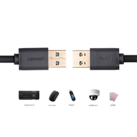 UGREEN USB3.0 A male to A male cable 2M Black (10371) thumbnail