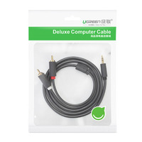 UGREEN 3.5mm male to 2RCA male cable 5M (10513) thumbnail
