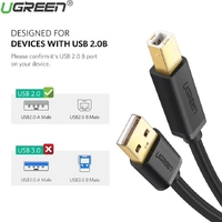 UGREEN 20847 2M USB 2.0 AM To BM Printer Cable thumbnail