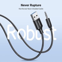 UGREEN 35002 Bluetooth 5.4 Aux Car Adapter (Enhanced Connection & Noise Cancellation) thumbnail